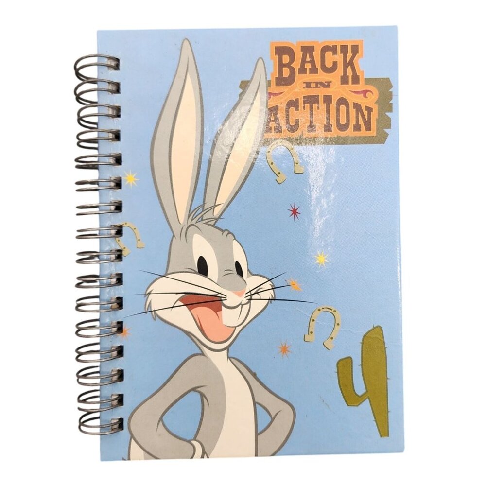 Vintage Tri-Coastal Design Looney Tunes Bugs Bunny Back In Action Notebook